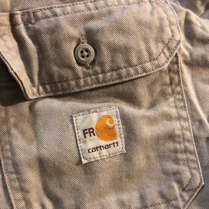 Men's Fire Retardant Rated Carhartt Shirt - Size Medium
